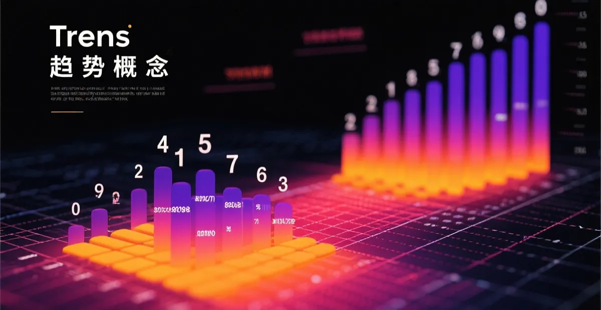 走势热力与分布示意图